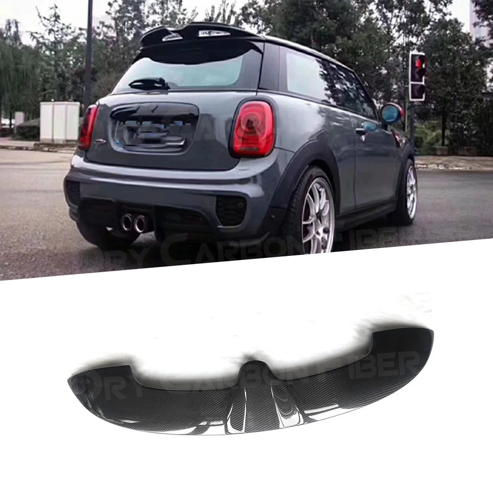 High Quality Carbon Fiber Rear Roof Spoiler Wing Tail Trunk Boot Lip Car Styling for BMW Mini F55 F56 Cooper 2014 - 2016 | Автомобили и