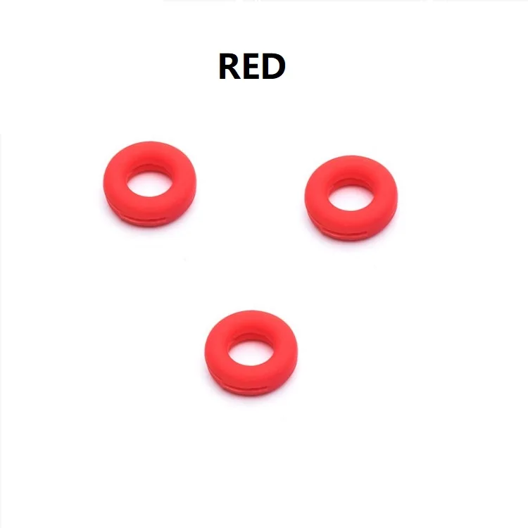 red Очки Силиконовые Нескользящие наушники силиконовые кольца противоскользящие кольца конфетные цветные наушники Заушник цветные очки аксессуары - Цвет: red