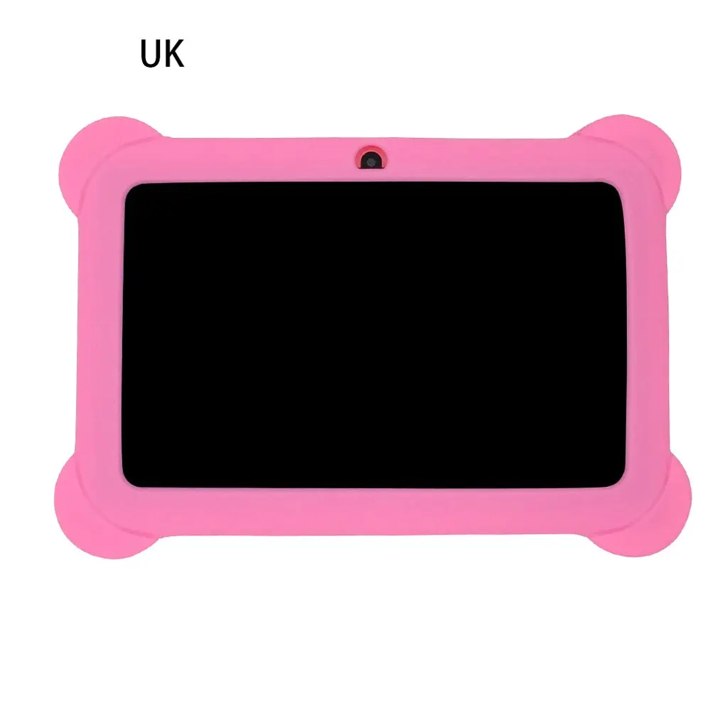 512M 8G Pink UK Детский силиконовый чехол, защитный чехол против пыли, силиконовый резиновый гелевый чехол, чехол для Q88, 7 дюймов, Android, планшет, ПК, подарки для детей - Цвет: 512M 8G Pink UK