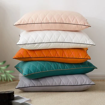 

Super soft Cotton Shell Sleep Pillow Super stretch Neck pillow for Sleeping Hotel standard and Home Supplies bed Breathe pillow