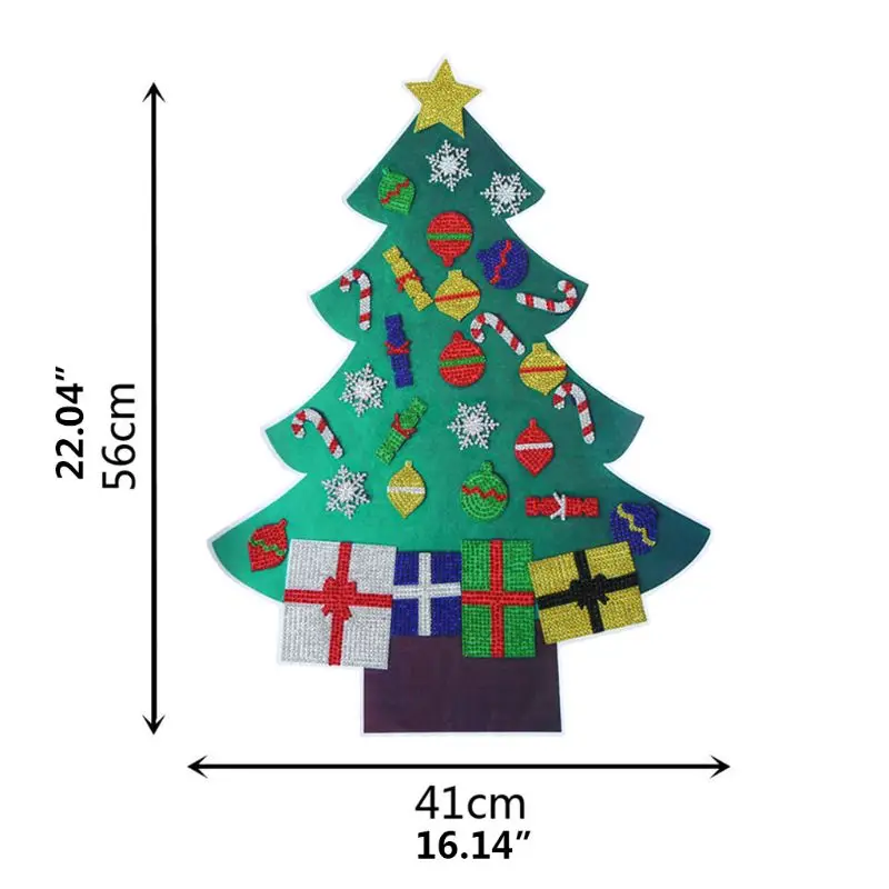 Christmas Diamond Painting Number Kits Windows Wall Sticker Arts Craft for Home Q6PE