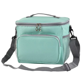 

Lunch Bags, Adult Lunch Boxes, Large Refrigerated Bags for Men, Ladies, Adjustable Belts, Front Pockets and Double Mesh Side Poc