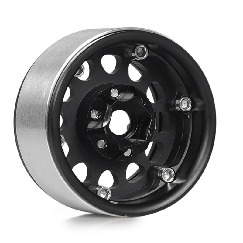 4 шт. 1/10 скалолазание 1,9 дюймов Общая металлическая Ступица колеса 24 Персиковое сердце отверстие
