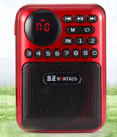 Перезаряжаемая портативная MP3 радио приемная FM с батареей 18650 поддержка USB флэш