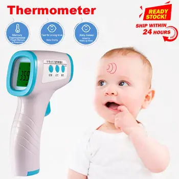 

In Stock Forehead Thermometer Non Contact Infrared Body Temperature Fever Digital Measure Tool for Baby Adult Dropshipping