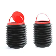 Складное многофункциональное телескопическое ведро с/без крышки складной бочонок для хранения портативный в автомобиле мини автомобиль мусорный бак