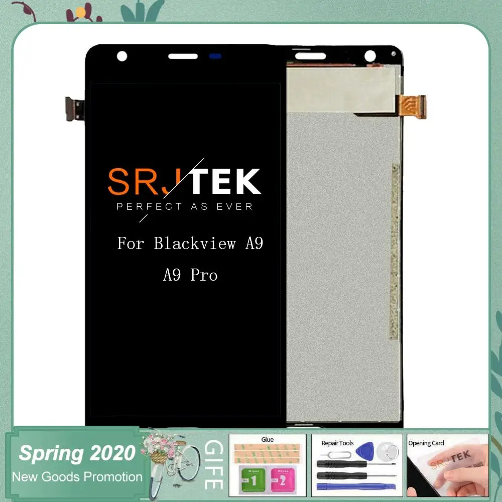 

5" For Blackview A9 A9 Pro LCD Dispaly Touch Screen Digitizer Assembly With Frame for Blackview A9 Pro Glass Replacement Parts