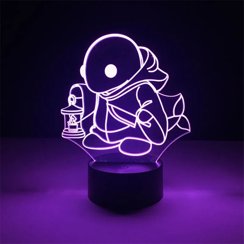 Cute Game Figure Final Fantasy Dombailey USB 3D LED Night Light  Children Kids Bedside Lamp for Bedroom Decoration 3d Light Gift