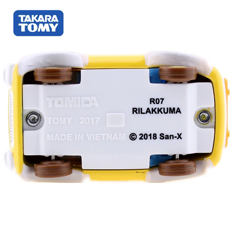 Для mi ca Dream Ride on Rilakkuma Car Bear To mi ca mi Motors автомобиль литье под давлением Металлическая Модель Коллекция подарок детские игрушки