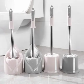 

Multifunction Brush For Toilet With Clip Dense Bristles Efficient Decontamination Cleaning Brush Practical Bathroom Accessories