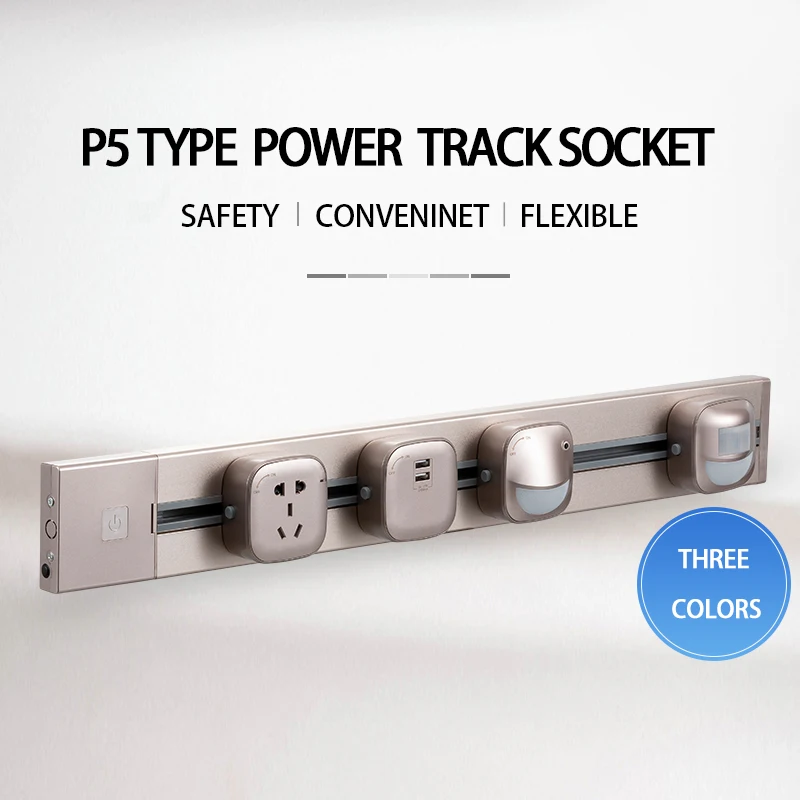  JOHO Electrical Plug Socket 16A 4000W Track Wall Socket Multi-Functional Socket 100CM EU Plug For K - 4000290153285