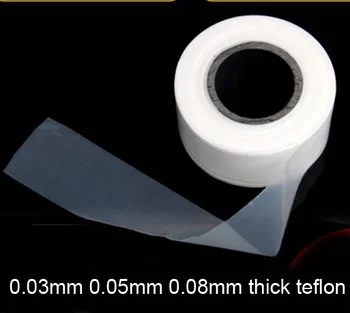 

0.03mm 0.05mm 0.08mm thick teflon film PTFE diaphragm polytef Teflon Membrane ptfe oriented film heat acid alkali corrosion