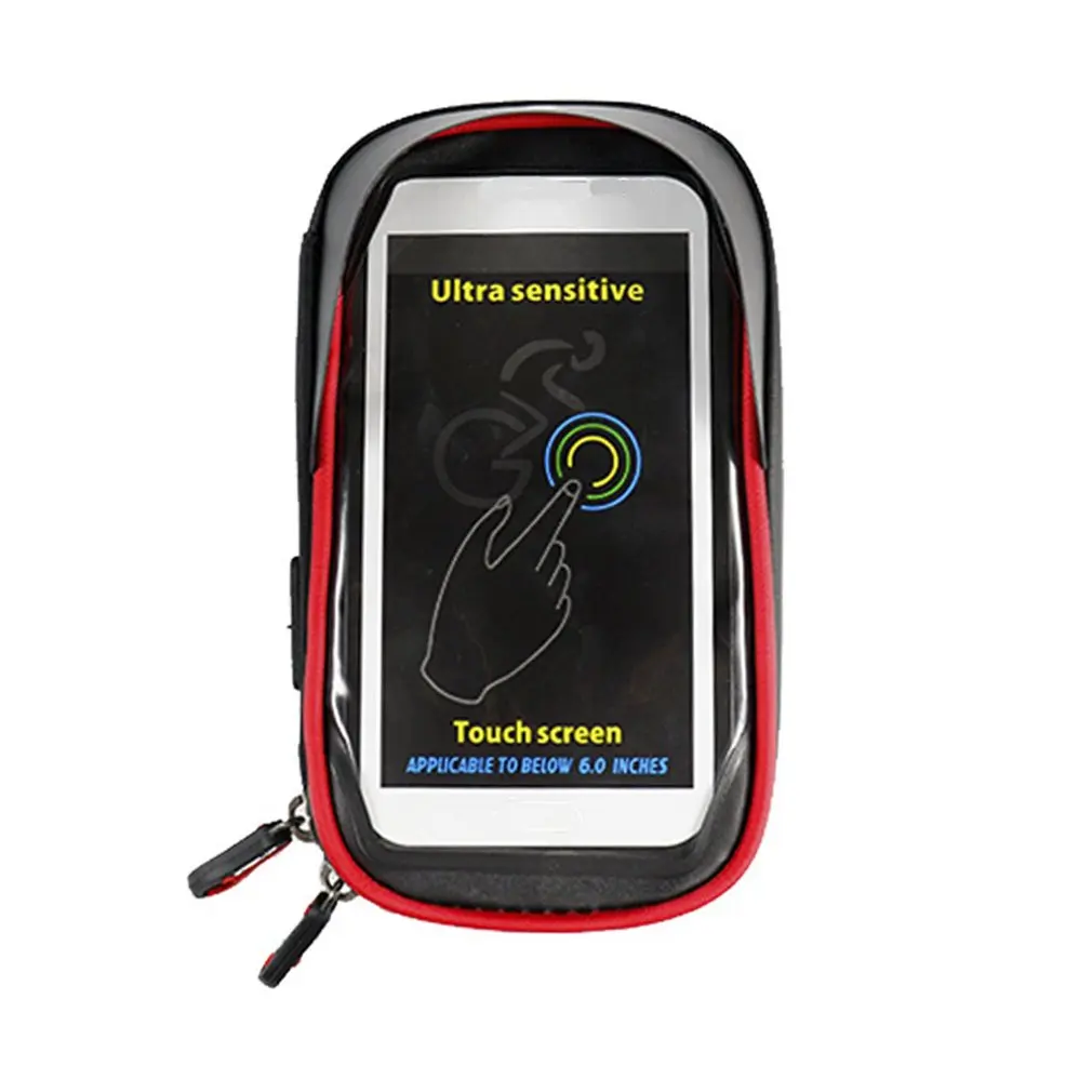 

Bicycle Mobile Phone Bracket Waterproof Bracket Bag Neutral Tpu Bicycle Bag Cycling Bag Front Pack Navigation Stand