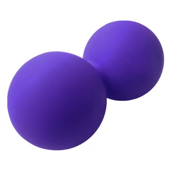 

Yoga Peanut Massage Balls Double Lacrosse Ball Exercise Ball Silicone Deep Tissue Massage Muscle Mobility Ball Fitness Equipment