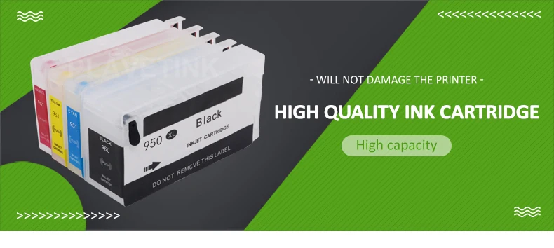 Картридж Plavetink 950 951XL для картриджей принтера hp 950 951 XL работает для принтера Officejet Pro 251dw 276dw 8100 8600 8610