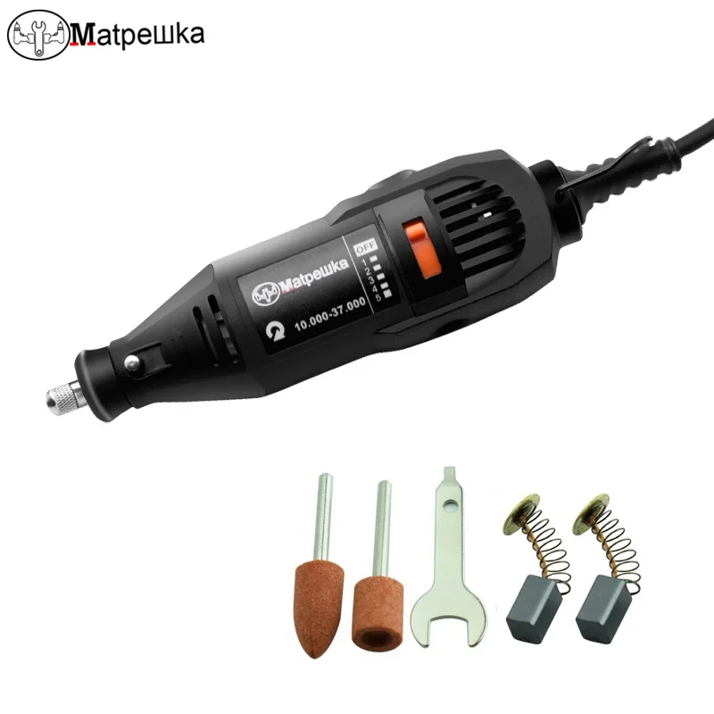 Dremel 220 В Мини электрическая дрель гравировальная машина многофункциональная роторная Мини электрическая дрель шлифовальная машина DIY электрические инструменты - Цвет: SET 1