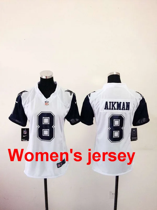 A+++ женщины все сшитые Dallas s ladies 82 Jason Witten 9 Tony Romo 19 Miles Auston 50 Sean Lee 88 Dez Bryant Jersey - Цвет: 4