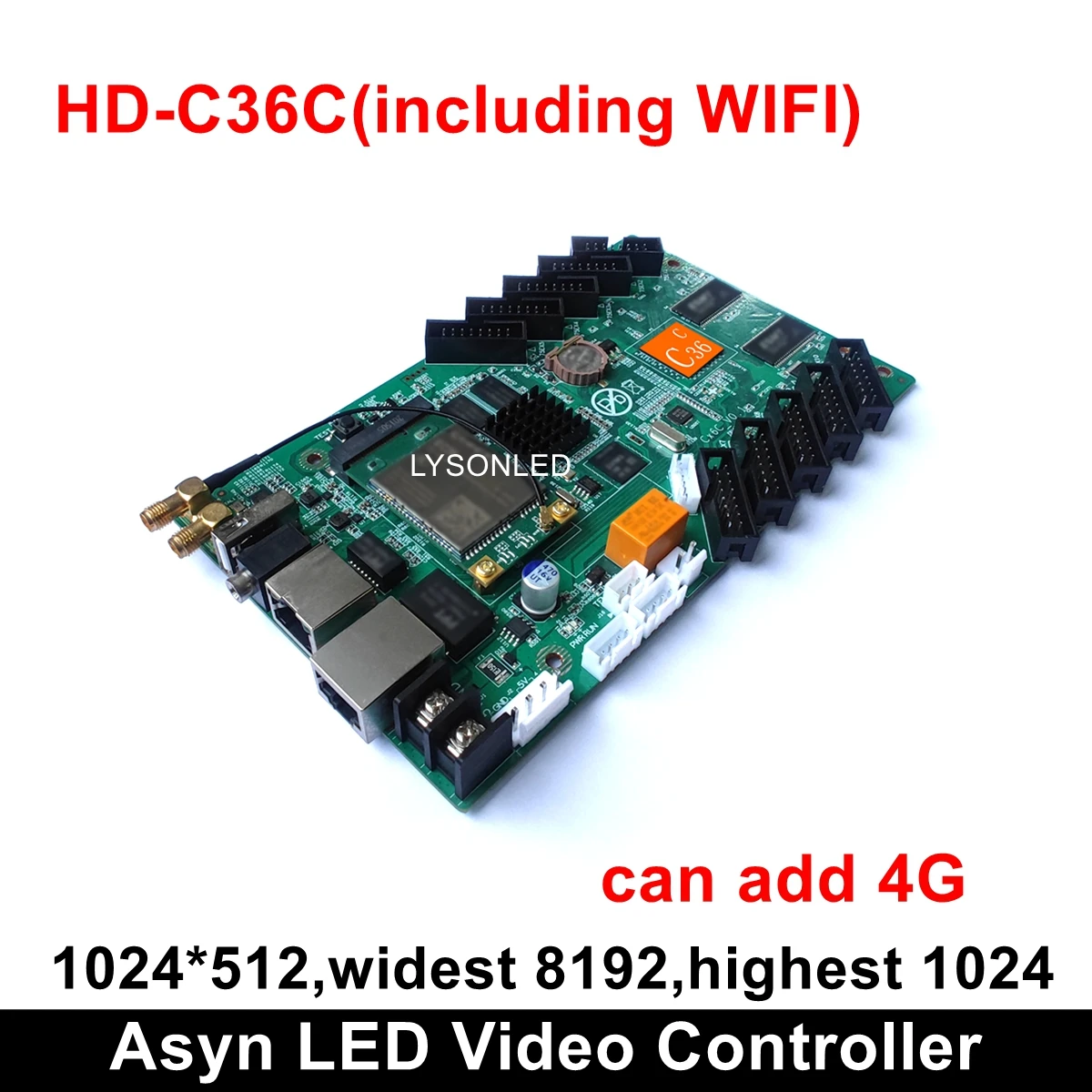 Huidu Hd-c36c Wifi Asynchronous Rgb Led Video Controller High ...