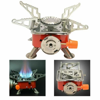 

Outdoor Gas Stove Mini Camping Stoves Foldable Burners Camping Stove Cooking Picnic Furnace