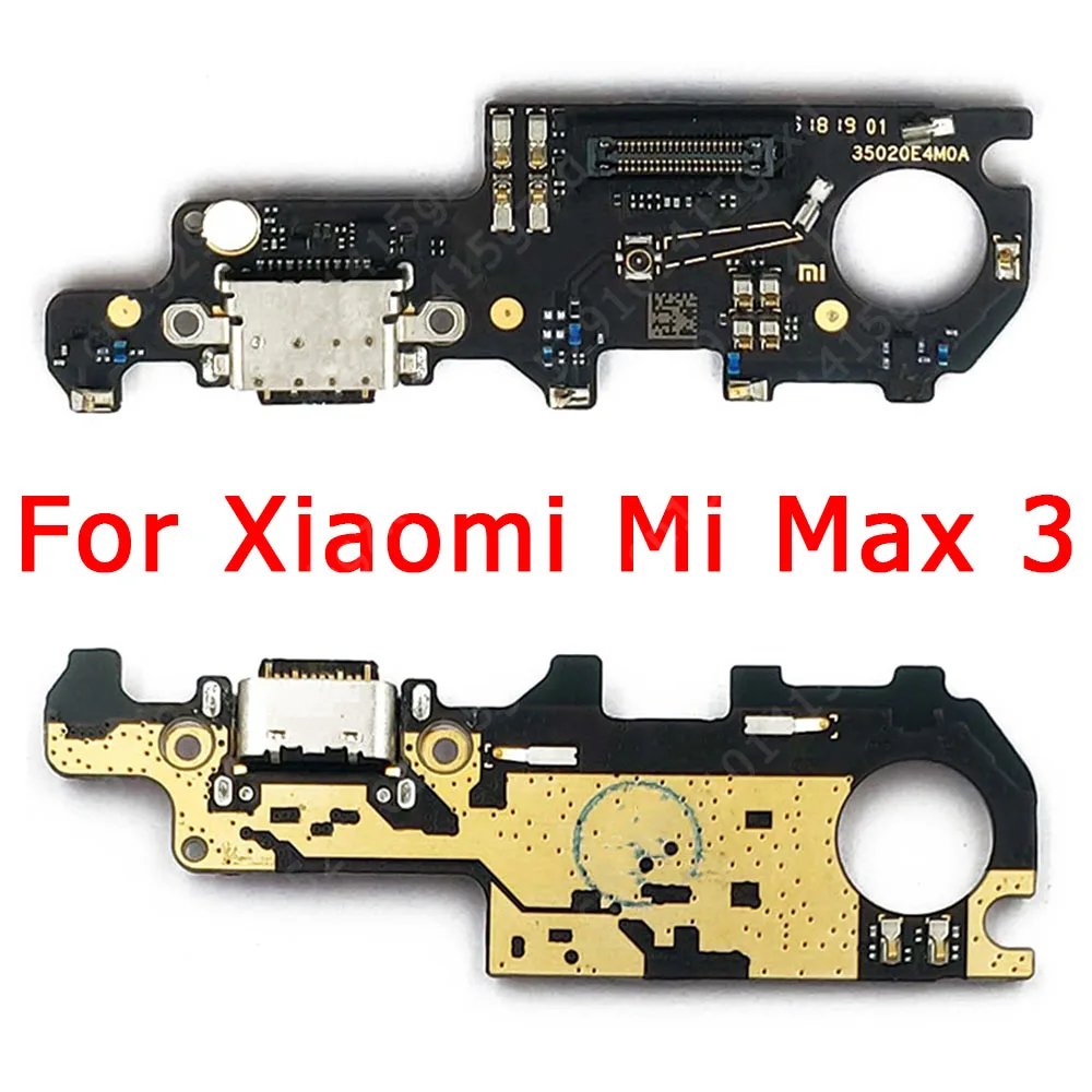 Оригинальная плата для зарядки Xiaomi Mi Max USB разъем PCB док гибкий кабель запасные