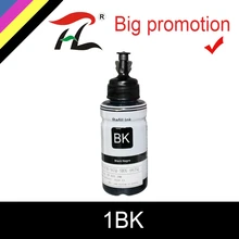 HTL 1pk чернилами пополнения чернил совместимый для epson L200 L210 L222 L100 L110 L120 L132 L550 L555 L300 L355 L362 чернила для принтера