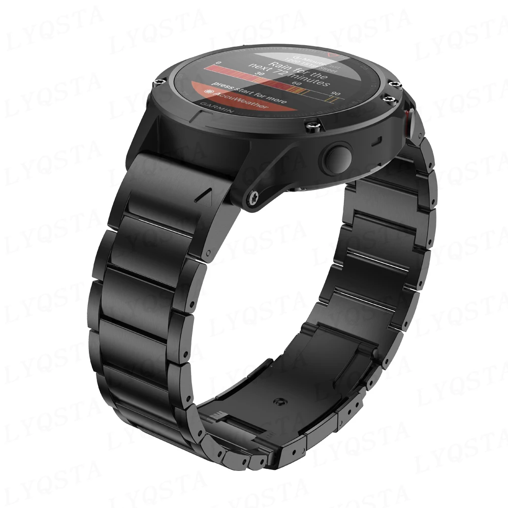 Garmin Fenix 5X Plus 6X Pro 3 HR ϰ MK1 Ż ð    Ʈ  ׼  26mm ƼŸ ձ Ʈ