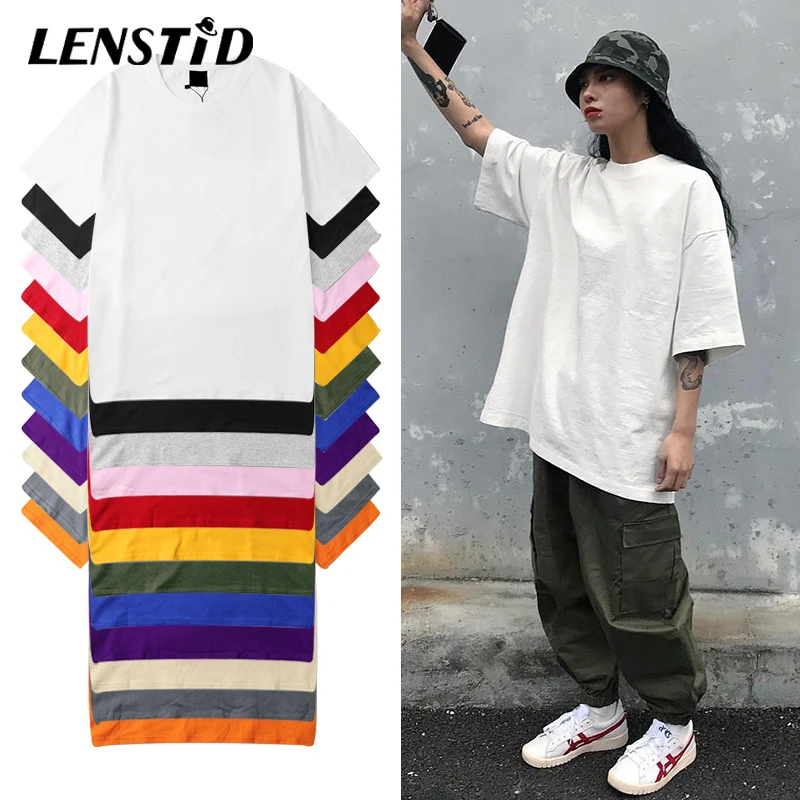 LENSTID Harajuku Plain T Shirt 2021 