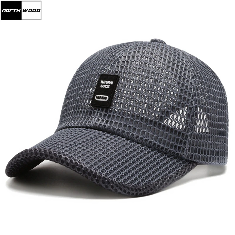 Outdoor Sports Baseball Cap Men/'S Simple Embroidery Cap Men Women Summer Travel Climbing Hat Mesh Breathable Cappellini da baseball