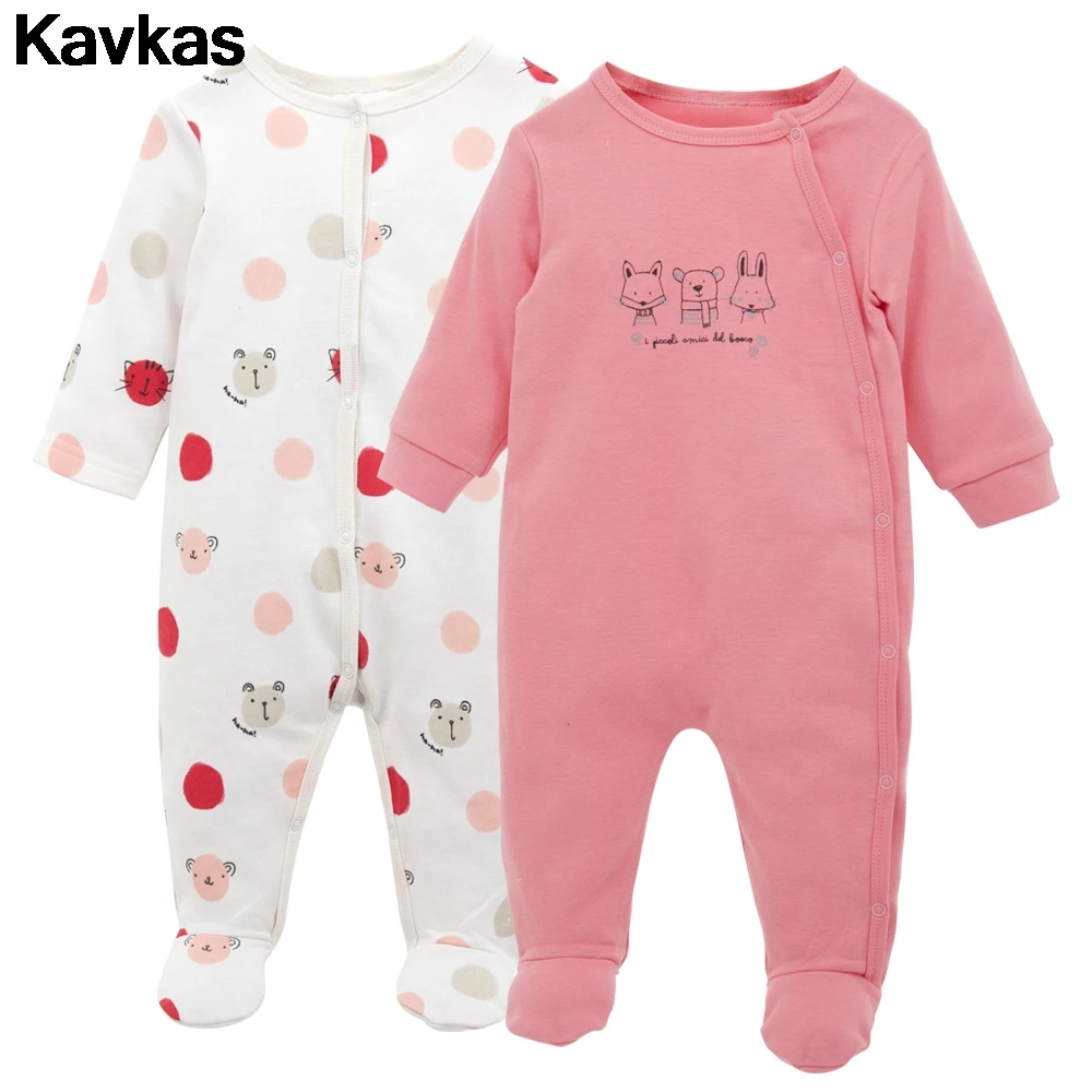 

Kavkas 2020 cute 2 pcs Baby Rompers Spring Baby Boy Clothes New Born Boy Clothes Baby Girl Clothing Set