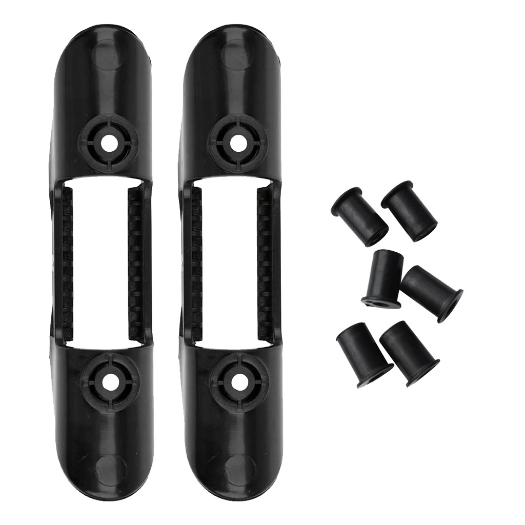 8 Pieces / Set Paddle Clip Holder with Rubber Well Nuts Kayak Canoe Boat Dinghy Accessories - Durable & Lightweight
