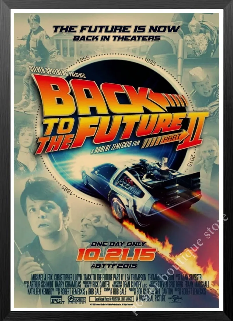 Classic Movie Back To The Future Vintage Posters For Home/Bar/Living Decor kraft Paper high quality poster wall sticker