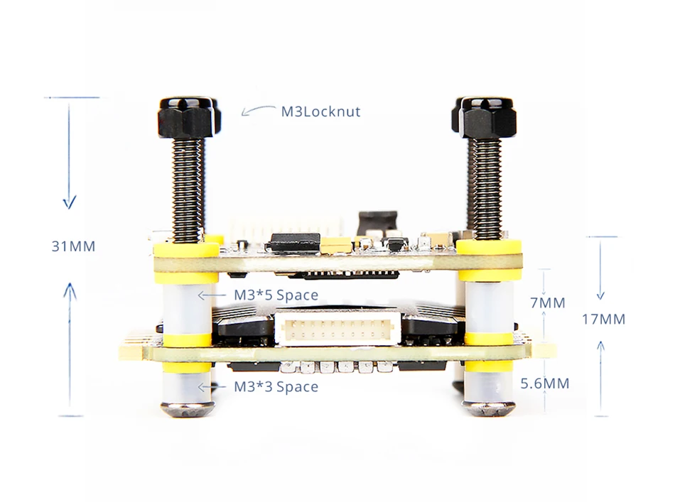 T-motor F4 F45A V2.0 Контроллер полета приемник контроллер для радиоуправляемого дрона FPV гоночные аксессуары