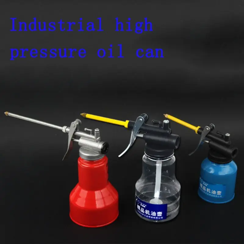 

250-450 Ml Industrial-Grade Automotive High-Pressure Oil Can Brass Tip Oiling Gun Lubricating Manual Oiler Oil Can Car Repair