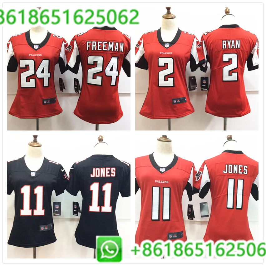 Женские Джерси для женщин в стиле Atlanta Julio Jones Matt Ryan