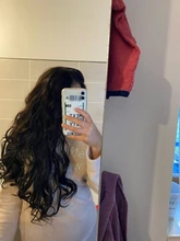 Extensiones de Cabello sintético de 24 pulgadas, 50 gramos, 100 gramos, Color degradado, marrón, gris, Rubio, cadena, Halo