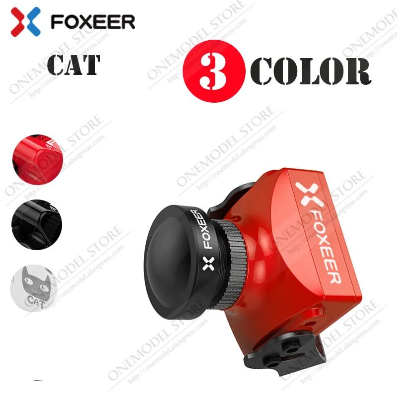 

New arrive Foxeer Cat Super Starlight FPV Camera 0.0001lux low latency /HS1224 /low latency,low noise/2MP Sensor