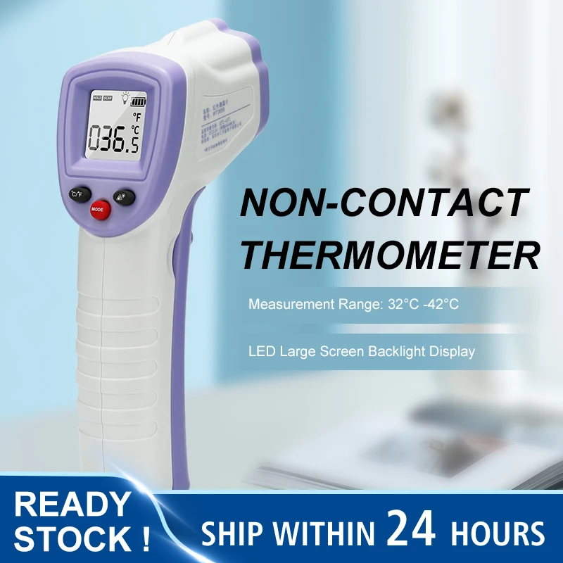 

Infrared Forehead Body Thermometer Baby Adult Digital Thermometer Gun Non-contact Body Temperature Measurement Meter WT3656