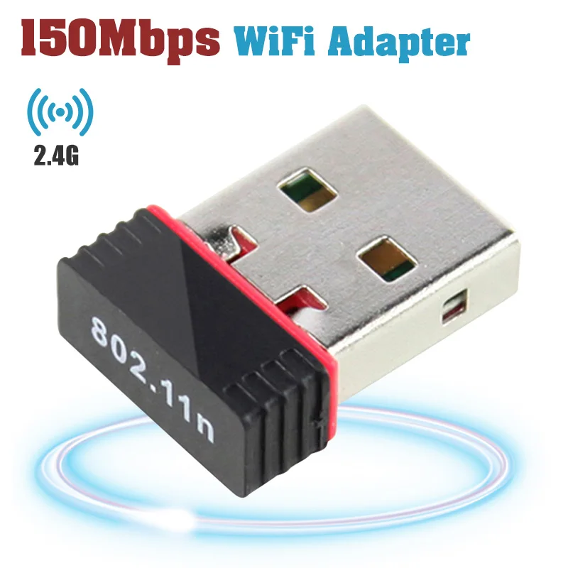 Usb wi fi адаптер 7601 ethernet lan беспроводной 802.11n для ноутбука и настольного ПК Карта