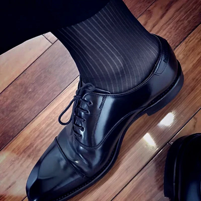 Kleid Socken Geschenke für Männer Röhrensocken Ultradünne erotische formelle Kleidung Anzug Sexy seidige Strümpfe Business Strümpfe – Detail 4