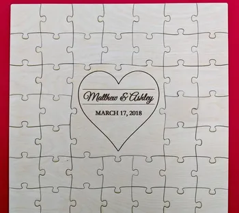 

wedding guest book puzzle,Guest book puzzle, wooden guest book alternative, jigsaw guest book, heart guestbook