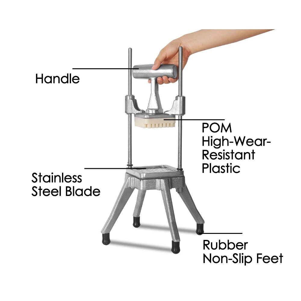  ITOP Manual Vegetable Cutting Machine Small Salad Machine Dicing Maker Potato Cucumber Carrot Fruit - 4000411332556