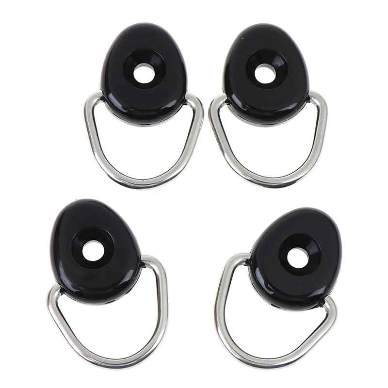 4 Uds bucle hebilla Camping atar deportes de agua canoa tipo Kayak para pesca pequeño aparejo de vela pivotante D anillo Accesorios