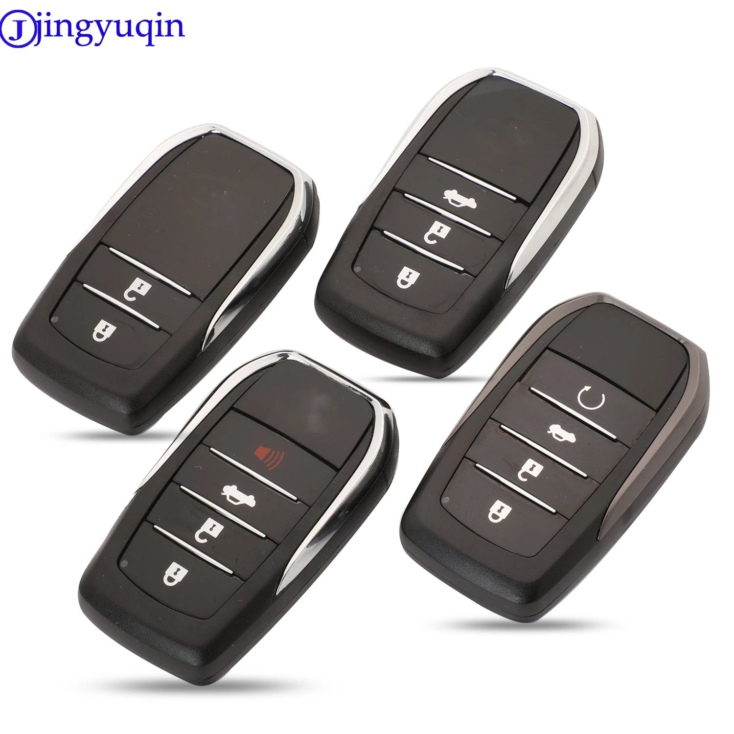 Jingyuqin 2/3/4 кнопки дистанционного автомобильного ключа чехол для Toyota Chr C hr Land Cruiser 200