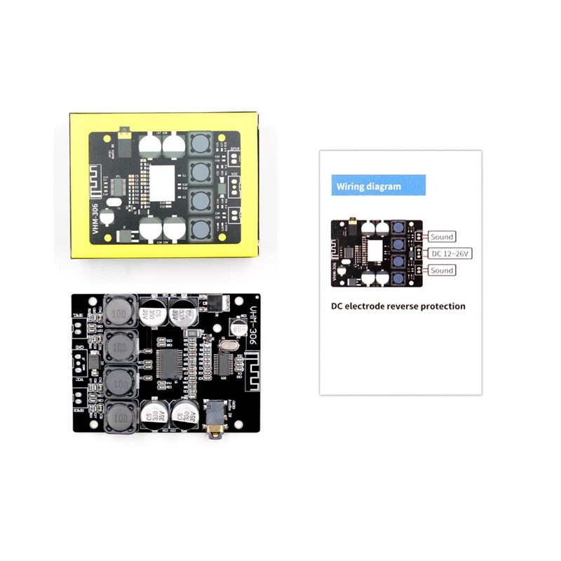 Bluetooth 4,2 Tpa3118 2X30 Вт 8-26 в Dc стерео аудио Bluetooth цифровой усилитель мощности плата для усилителей