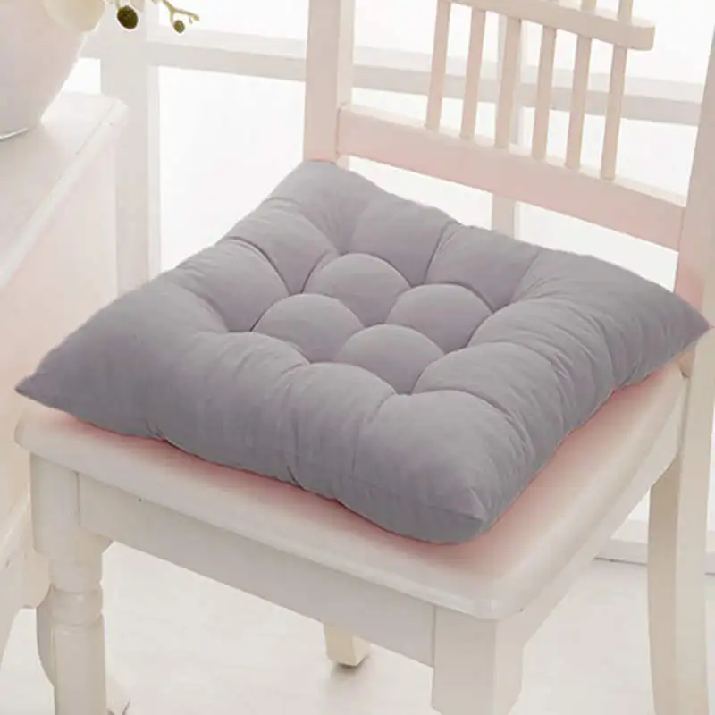 Мягкая кухонная Подушка на стул однотонная сиденье для автомобиля домашняя