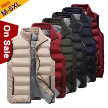 Мужской жилет, весна-осень, мужская куртка без рукавов, пальто для влюбленных, стильный пуховый жилет, мужской жилет, брендовая одежда, плюс размер, 5XL