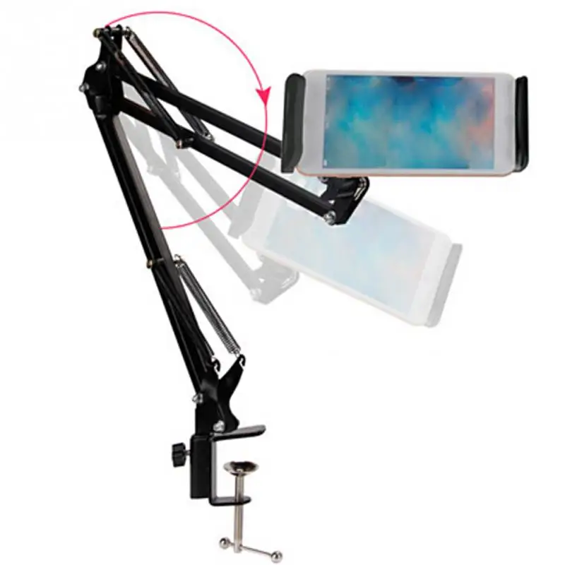  Universal Smartphone Clamp Tablet Stand Tablet Foldable Lazy Desktop Mount Holder