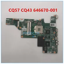 Высокое качество для CQ57 CQ43 Материнская плата для ноутбука 646670-001 646670-501 646670-601 работает хорошо