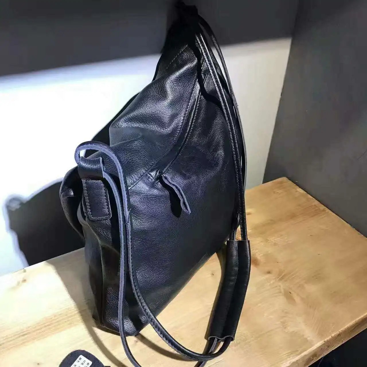 Оригинальная ретро сумка, Диагональная Сумка, простая кожаная сумка, первый слой, кожа, искусство колледжа, ветер, сумка на плечо