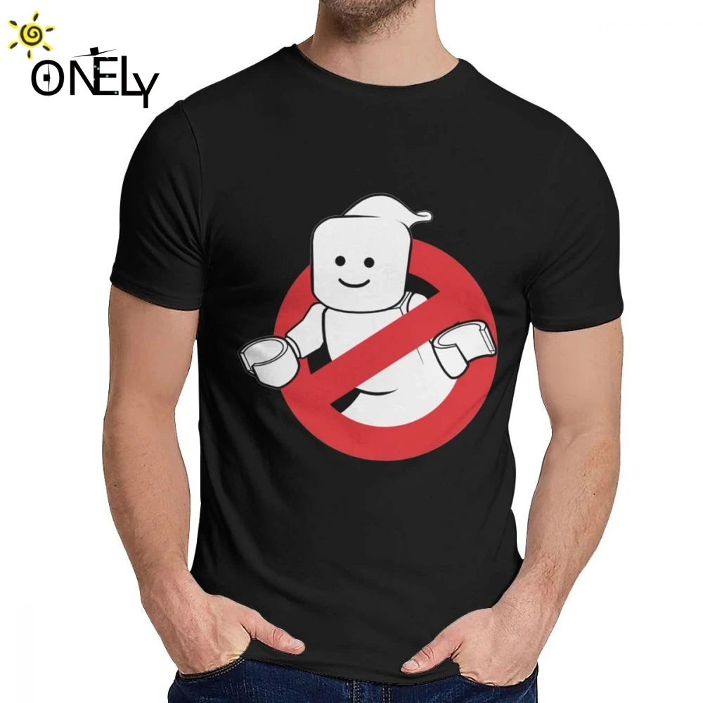 Лего Ghostbusters футболки с круглым вырезом горячая Распродажа Для мужчин